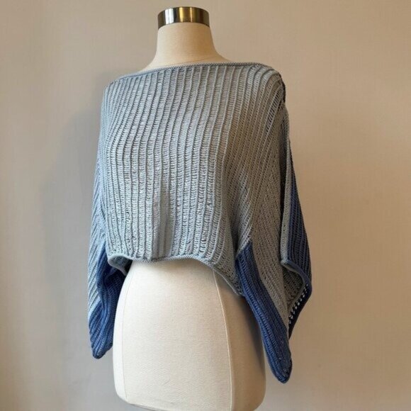 Yigal Azrouel Cut25 Knitted Butterfly Crop Wrap - Picture 1 of 8